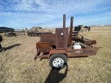 Smoker Mounted on Trailer