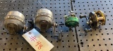 4 Fishing Reels: (2) ProStaff, The Century by Johnson, Ambassadeur,