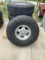 Set of 4 Jeep Wheels & Tires - BF Goodrich 35x12.5R15LT