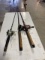 Lot of 3 Fishing Poles - 2 are Abu Garcia & 1 is an Ambassodor