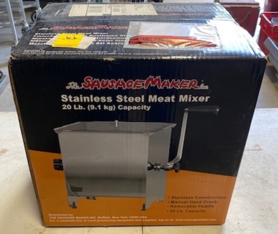 20 lb. Stainless Steel Meat Mixer