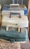 Lot of 3 Plano Tackle Boxes