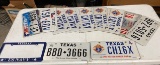Lot of Misc. Texas License Plates