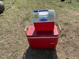 Lot of 2 Small Coolers