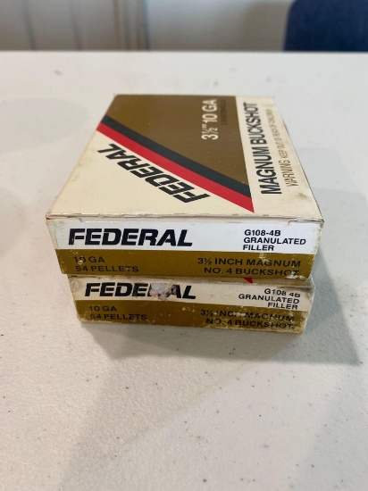 Federal 10 gauge number for buckshot 3 1/2 inch magnum