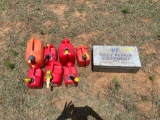 Lot of Gas Cans & Porta Power