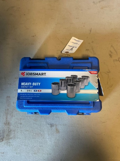 Job Smart Heavy Duty Socket Set - 3/4 inch drive