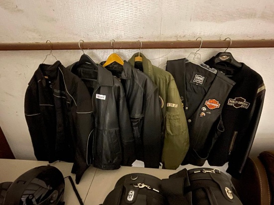 Lot of Harley Davidson Jackets