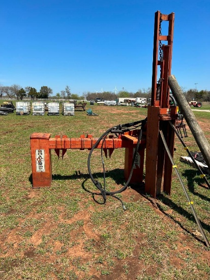 Shaver 3-point Hydraulic Post Driver - Model HD12