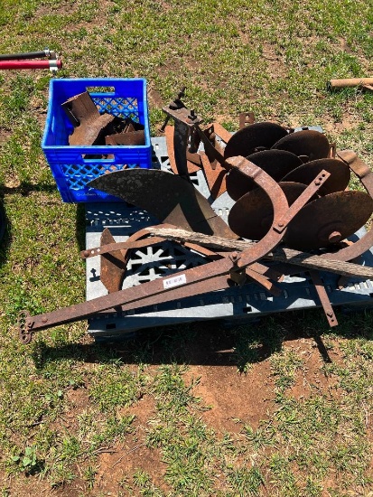 Pallet of Misc. Farm Implements