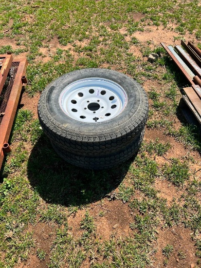 Lot of 2 Trailer Tires 205/75/D15
