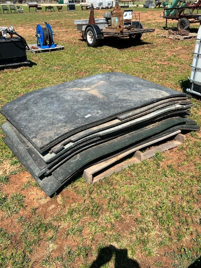 Pallet of Rubber Stall Mats