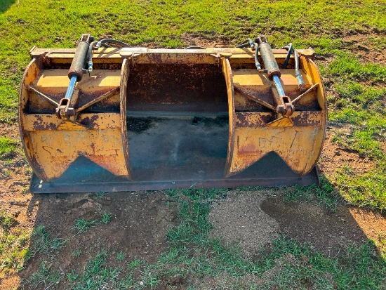 6 foot Skid Loader Grapple Bucket