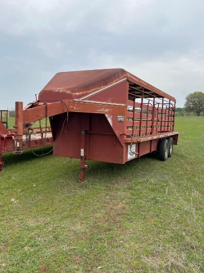 1995 S&H Livestock Trailer