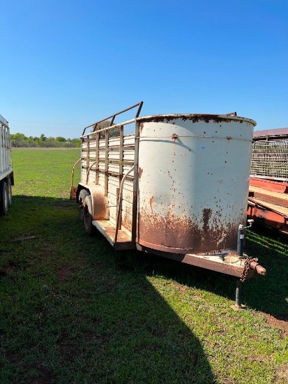 16 foot Livestock Trailer - No Top
