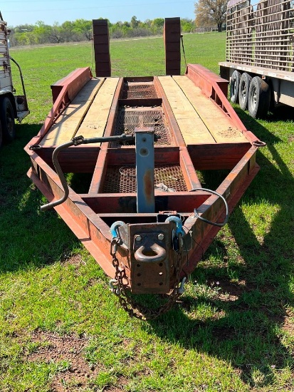 24 foot Belshe Equipment Trailer with Penal Hitch