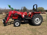 Massey Ferguson 471 tractor w/ loader has 2008 Hrs