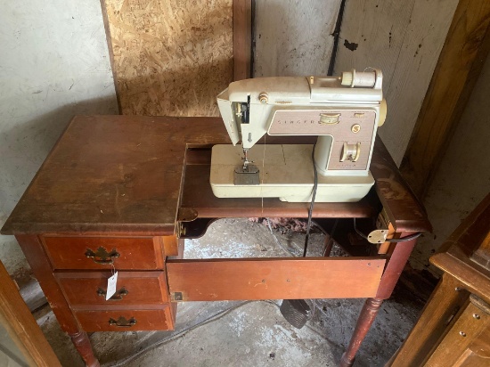 Singer Sewing Machine with Stand