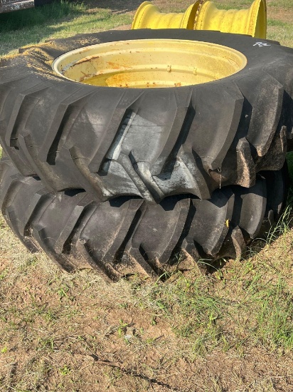 Lot of 2 Tractor Tires with Rims 18.4?38