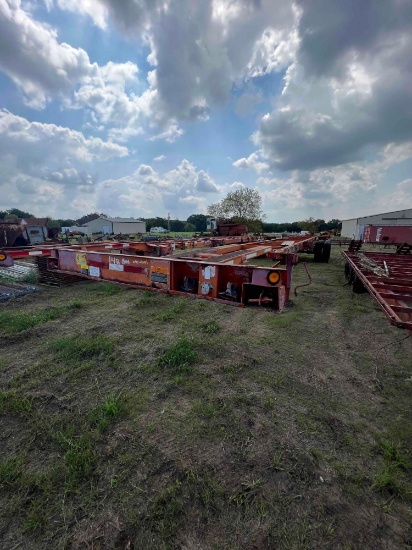 1995 Stroughton Container Moving Stretch Trailer