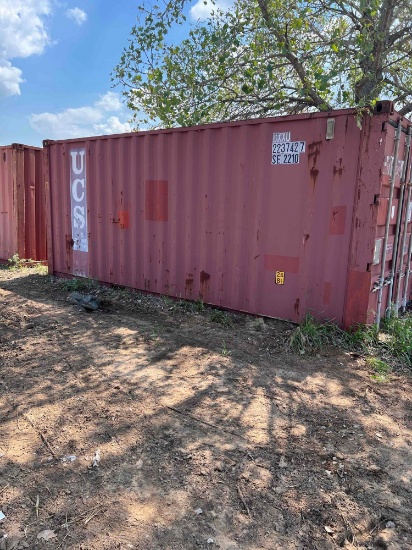 20 foot Container with Racking and Contents