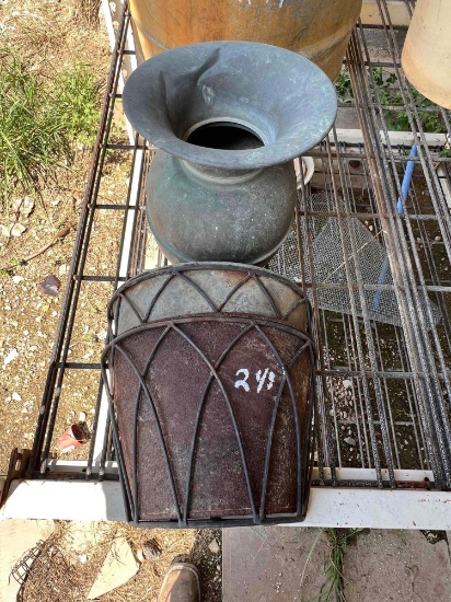 Decorative Flower Holders and Old Antique Spit Tune