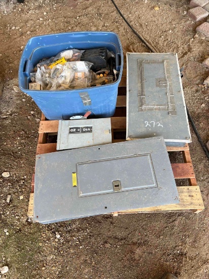 Pallet of Breaker Boxes and Misc. Buses