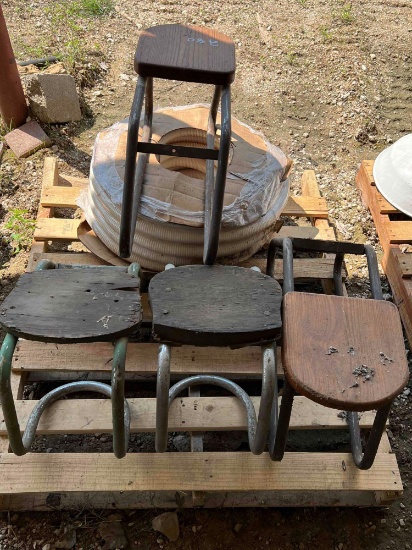 Lot of Benches and Hose