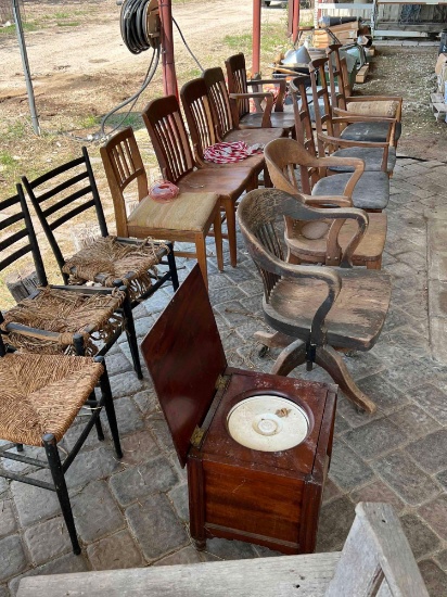 Lot of Antique Chairs