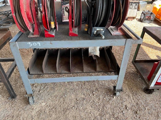 Heavy Duty Metal Cart - Hose Reels Not Included