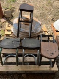 Lot of Benches and Hose