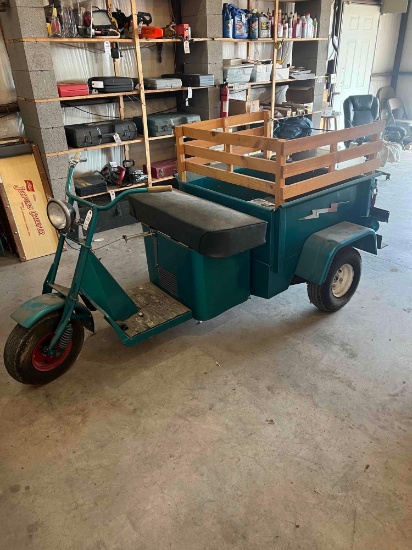 1950's Model Utility Scooter - Runs and Drives