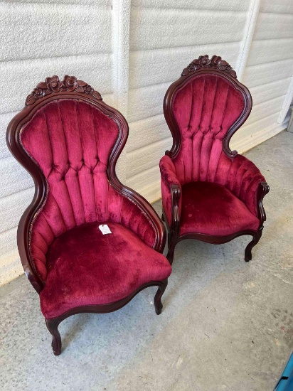 Lot of 2 Antique Chairs