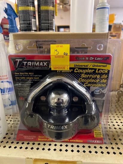 TriMax Universal Trailer Coupler Locks - Brand New