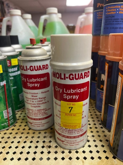 Moli-Guard Dry Lubricant Spray - Brand New