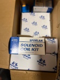Box of Sporlan Solenoid Coil Kit and Valves