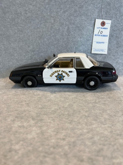1985 California Highway Patrol 1:18 scale by GMP Pre-Production Model Car