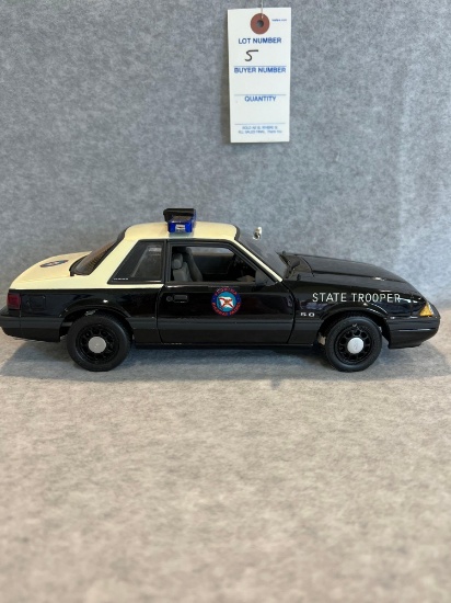 1992 Florida Highway Patrol Mustang 1:18 scale by GMP Pre-Production Car - Rare Find!