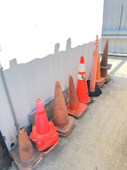Lot of Misc. Size Construction Cones