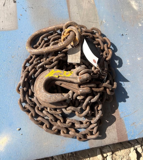 3/8 Chain with Both Hooks and Loop