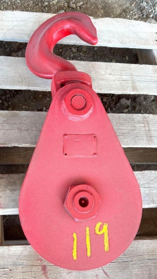Heavy Duty Snatch Block with Hook