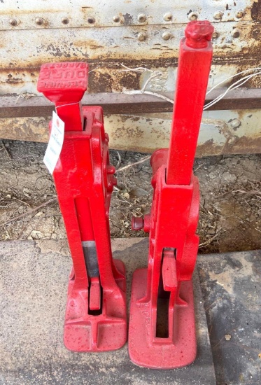 2 Simplex Antique House Moving Jacks