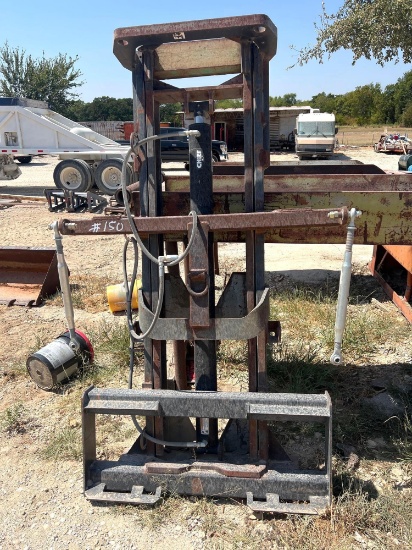 Caterpillar Skid Loader Attachment To Move Trailer Houses