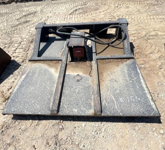 Skid Loader Brush Cutter - Works