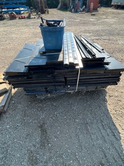 Pallet of Metal Shelving