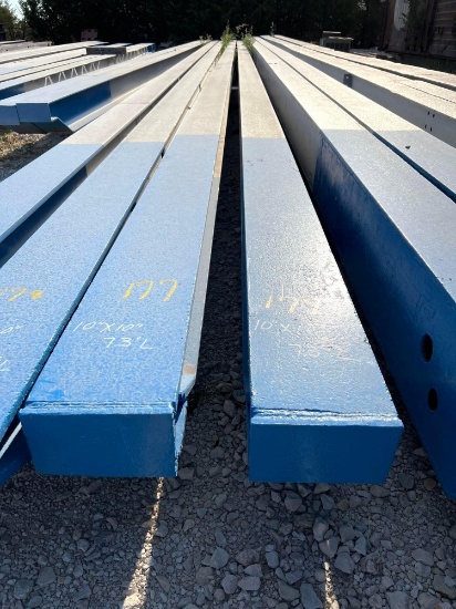 Set of House Moving Beams 10 in x 10 in x 73 ft long