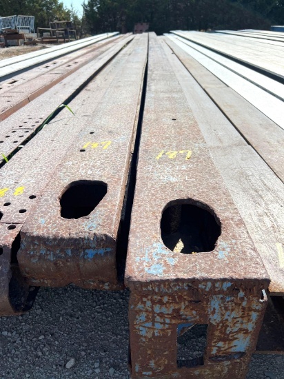 Set of House Mover Beams 9 in x 12 in x 46 ft long
