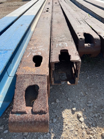 Set of House Mover Beams 9 in x 10.5 in x 49 ft 9 in long