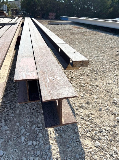 3-pieces of I-beam Misc. Sizes - All are 35 foot or longer