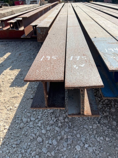 2-pieces of I-beam 32 ft 7 in long